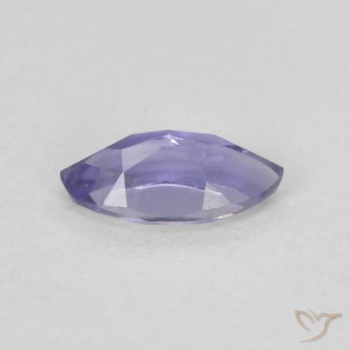 0.19캐럿 천연 Medium Light-Violet 아이올라이트, 보석, VVS