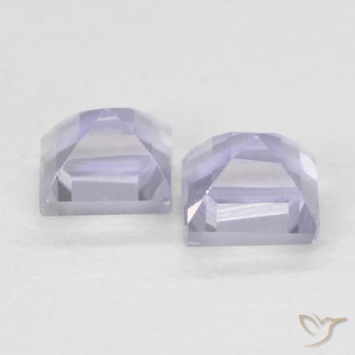 0.22캐럿 천연 밝은 하늘색 아이올라이트 보석, 정사각형, VS