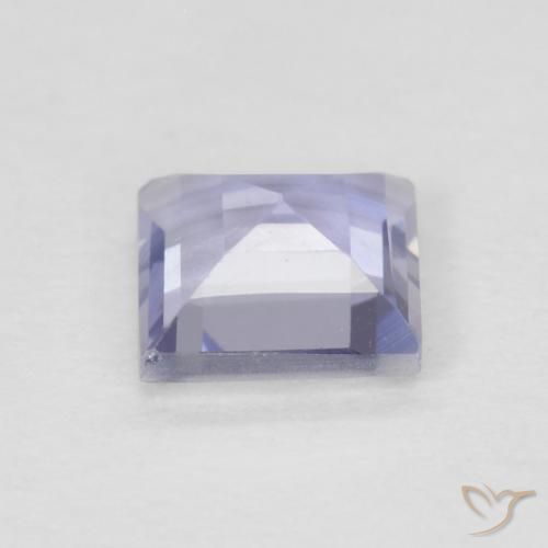0.28캐럿 천연 Medium Light-Violet 아이올라이트, 정사각형, VVS