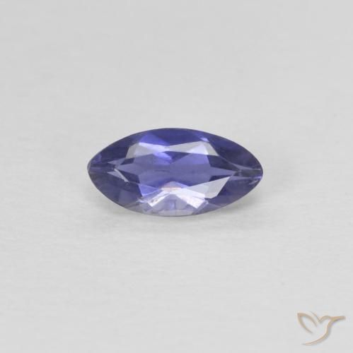 0.27ct 자연스러운 짙은 청자색 아이올라이트, 보석, VS