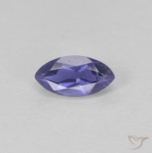 0.26ct 자연스러운 딥 퍼플 아이올라이트, 보석, VS