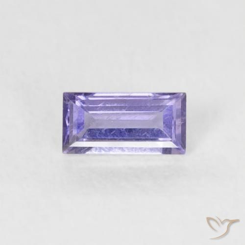 0.21ct 자연스러운 미디엄 라이트 바이올렛 아이올라이트, 바게트, VS-SI