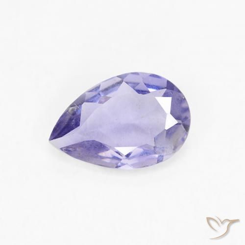 0.28ct 자연스러운 Medium Light-Violet 아이올라이트, 배 모양, VS