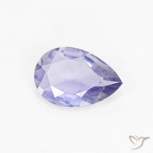0.28캐럿 천연 Medium Light-Violet 아이올라이트, 배 모양, VS