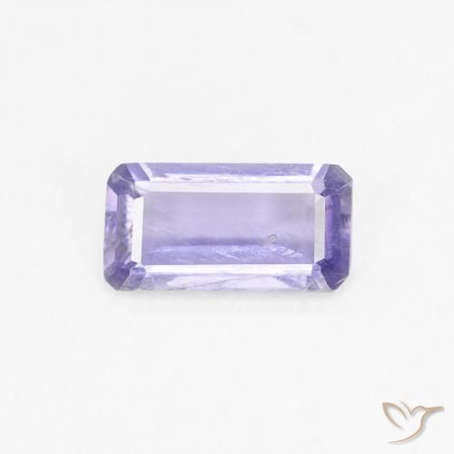 0.28ct 자연스러운 Medium Light-Violet 아이올라이트, 에메랄드 컷, VS-SI