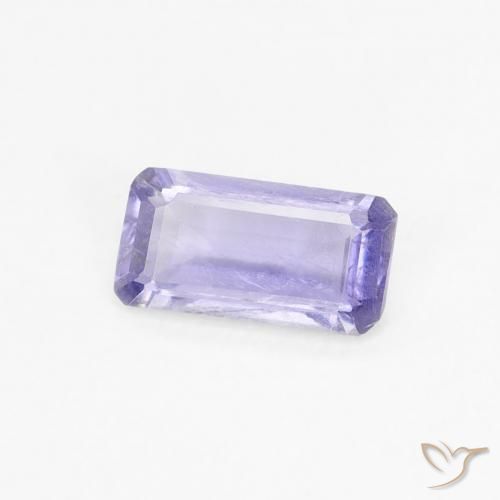 0.28캐럿 천연 Medium Light-Violet 아이올라이트, 옥타곤 / 에메랄드 컷, VS-SI