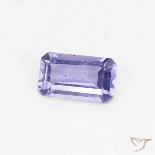 0.25캐럿 천연 Medium Light-Violet 아이올라이트, 옥타곤 / 에메랄드 컷, VS-SI