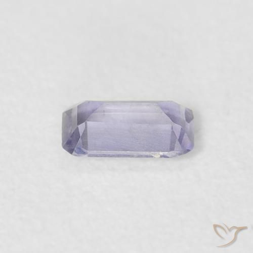 0.18캐럿 천연 Medium Light-Violet 아이올라이트, 옥타곤 / 에메랄드 컷, VS-SI
