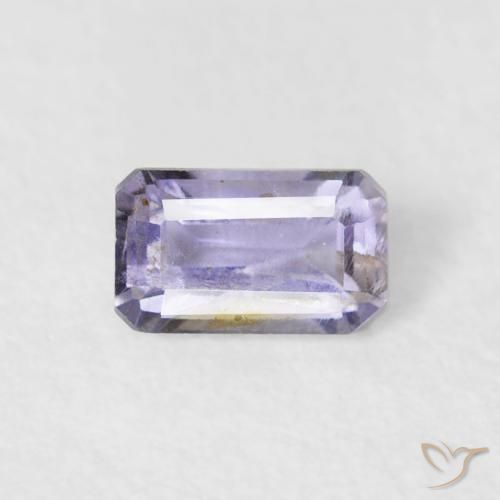 0.29ct 자연스러운 Medium Light-Violet 아이올라이트, 에메랄드 컷, VS-SI