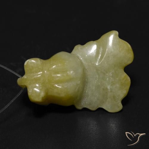 17.32ct 자연스러운 연한 초록색 출구, 팬시한, 투명한