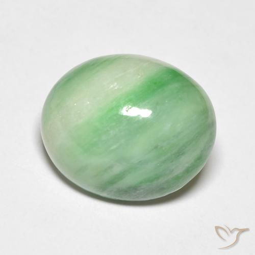4.50ct 자연스러운 황록색 출구, 타원형, 불투명체