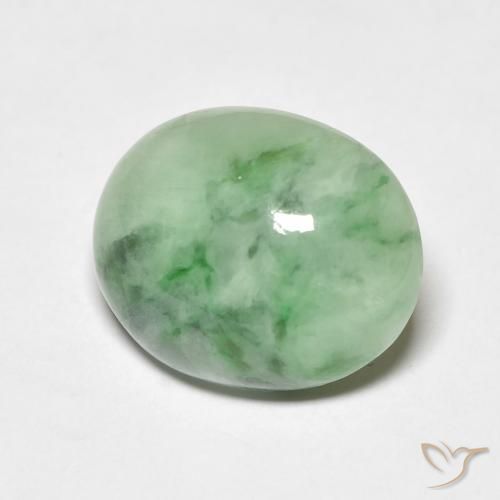 4.71ct 자연스러운 황록색 출구, 타원형, 불투명체