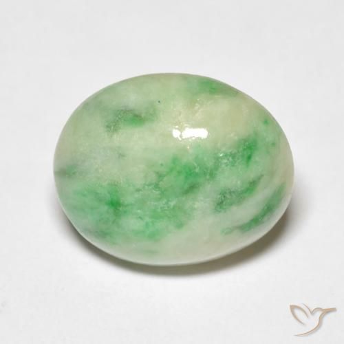 4.46ct 자연스러운 황록색 출구, 타원형, 불투명체