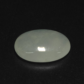 2.39캐럿 천연 라이트 그린 경옥, 투명한, 10.8×7.9 mm, 투명/반투명