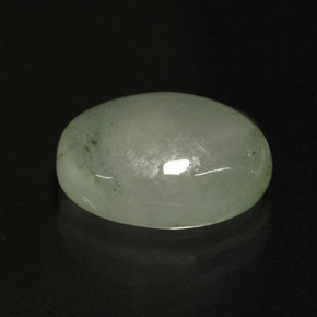 4.22캐럿 천연 라이트 그린 경옥, 투명한, 11.7×8.5 mm, 투명/반투명