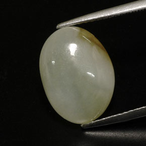 6.78캐럿 천연 멀티컬러 경옥, 투명한, 13.5×10 mm, 투명/반투명