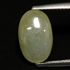 5.55캐럿 천연 멀티컬러 경옥, 투명한, 13.7×8.7 mm, 투명/반투명