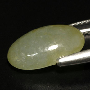 5.55캐럿 천연 멀티컬러 경옥, 투명한, 13.7×8.7 mm, 투명/반투명