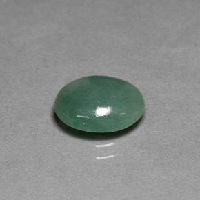 2.90캐럿 천연 그린 경옥, 투명한, 10.5×8.8 mm, 투명/반투명