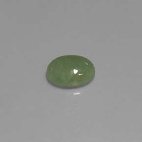 2.39캐럿 천연 그린 경옥, 투명한, 9.6×7.7 mm, 투명/반투명