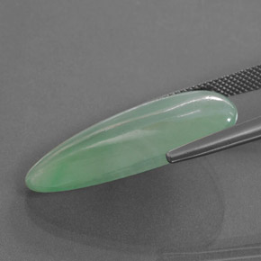 21.30캐럿 천연 녹색 비취, 팬시한, 투명한