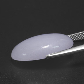 10.72캐럿 천연 라벤더 비취, 타원형 컷, 불투명체