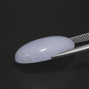 11.16캐럿 천연 라벤더 비취, 타원형 컷, 불투명체