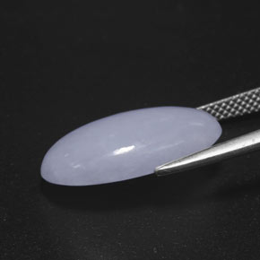 10.99캐럿 천연 라벤더 비취, 타원형 컷, 불투명체