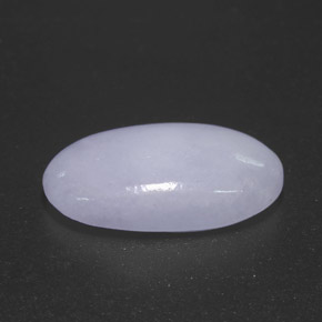 11.15캐럿 천연 라벤더 경옥, 타원형 컷, 19.8×11.1 mm, 불투명체