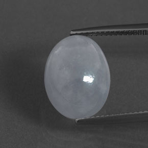 9.76캐럿 천연 라벤더 경옥, 타원형 컷, 15×11.6 mm, 불투명체
