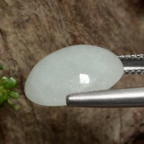 8.73캐럿 천연 다색 비취, 타원형 컷, 투명한