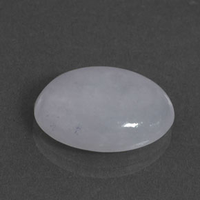 11.27캐럿 천연 라벤더 경옥, 타원형 컷, 17.7×13 mm, 투명한