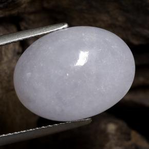 11.62캐럿 천연 라벤더 비취, 타원형 컷, 투명한