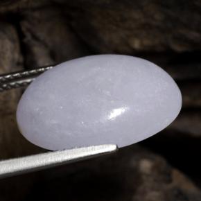 11.62캐럿 천연 라벤더 비취, 타원형 컷, 투명한