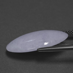 10.43캐럿 천연 라벤더 비취, 타원형 컷, 불투명체