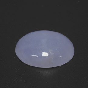10.61캐럿 천연 라벤더 경옥, 타원형 컷, 16.6×13.3 mm, 불투명체