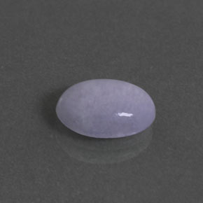 2.33캐럿 천연 라벤더 경옥, 타원형 컷, 10.3×7.1 mm, 불투명체