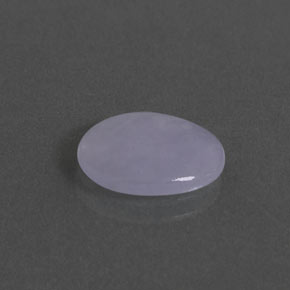 2.17캐럿 천연 라벤더 경옥, 타원형 컷, 11.7×8.4 mm, 투명한