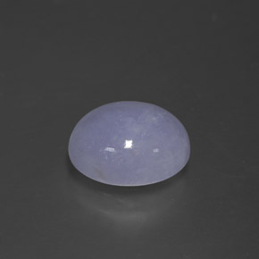 2.90캐럿 천연 라벤더 경옥, 타원형 컷, 9.7×7.9 mm, 불투명체