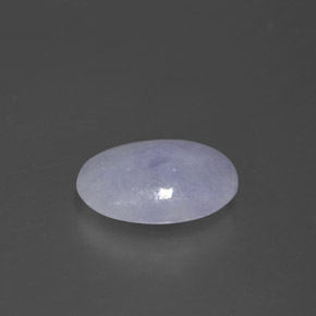 1.99캐럿 천연 라벤더 경옥, 타원형 컷, 10.6×7.7 mm, 불투명체