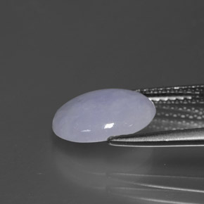 2.25캐럿 천연 라벤더 비취, 타원형 컷, 불투명체