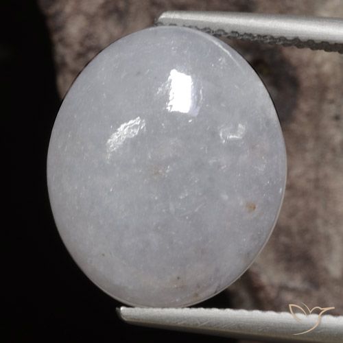 11.71ct 자연스러운 미디엄 그레이 비취, 타원형, 투명한