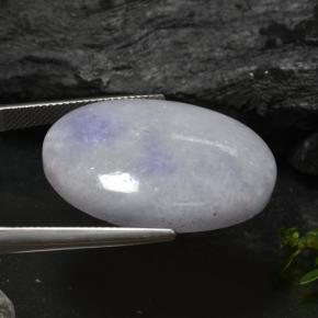 46.32캐럿 천연 라벤더 비취, 타원형 컷, 불투명체