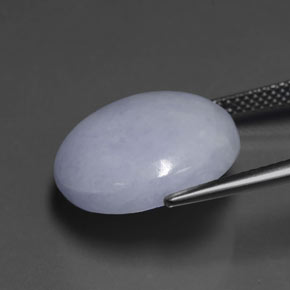 16.21캐럿 천연 라벤더 경옥, 라운드 컷, 16.78 mm, 불투명체