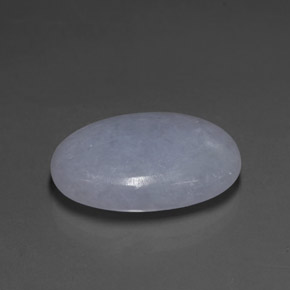 14.80캐럿 천연 라벤더 경옥, 타원형 컷, 20.2×14.4 mm, 투명한