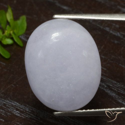 13.41ct 자연스러운 회색 비취, 타원형, 투명한