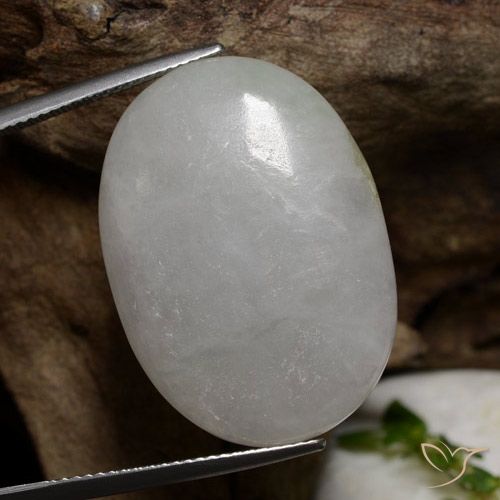 38.19ct 자연스러운 미디엄 그레이 비취, 타원형, 투명한