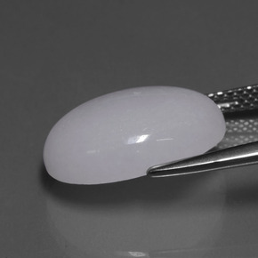 9.73캐럿 천연 라벤더 비취, 타원형 컷, 투명한