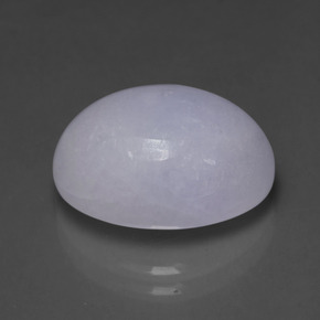 11.64캐럿 천연 라벤더 경옥, 타원형 컷, 15.4×11.7 mm, 투명한