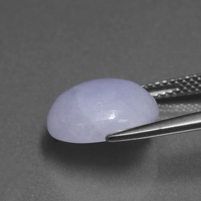 7.18캐럿 천연 라벤더 비취, 라운드 컷, 투명한